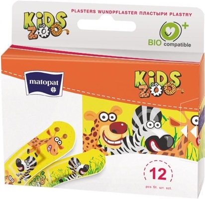 Пластир медичний Matopat Happy 12 шт.